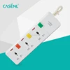 Now design colorful power extention socket with individual switch