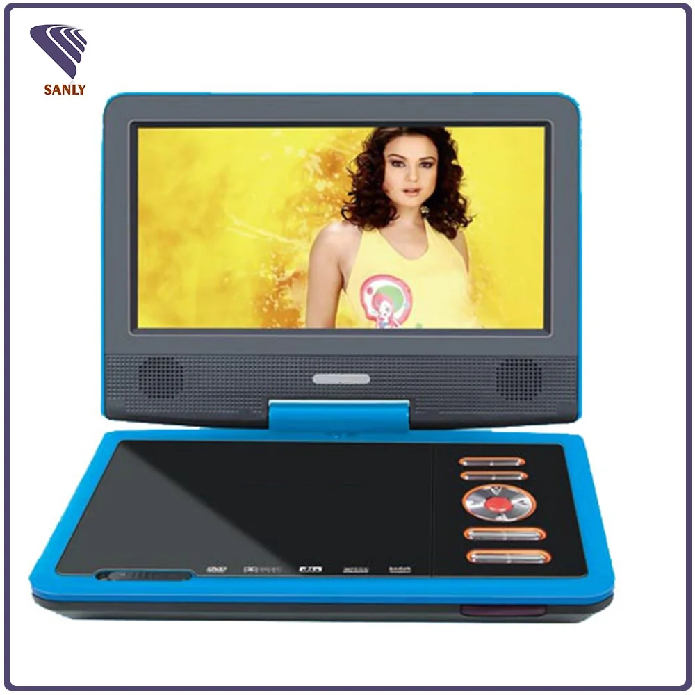 
Evd portable dvd player for car headrest with strap 