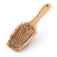 

Wholesale custom logo bamboo massage wooden hair brush