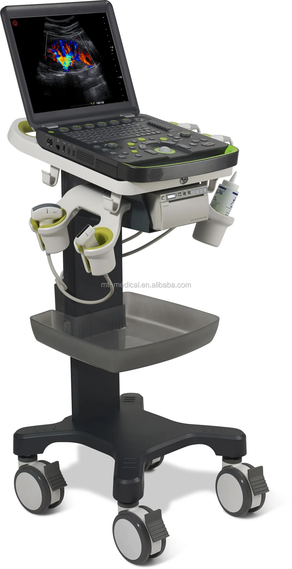 Medical Ultrasound More Than Two Probe Socket Portable Scanner