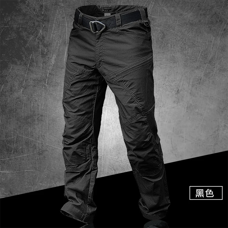 

2019 Fashion Hot sale Daily Casual Outdoor Mens multi pocket Pant City Combat Tactical Trousers, Stock color