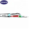 servo motor supply 6AWG tinned copper braid screen flat flexible cables multi core soft control cable