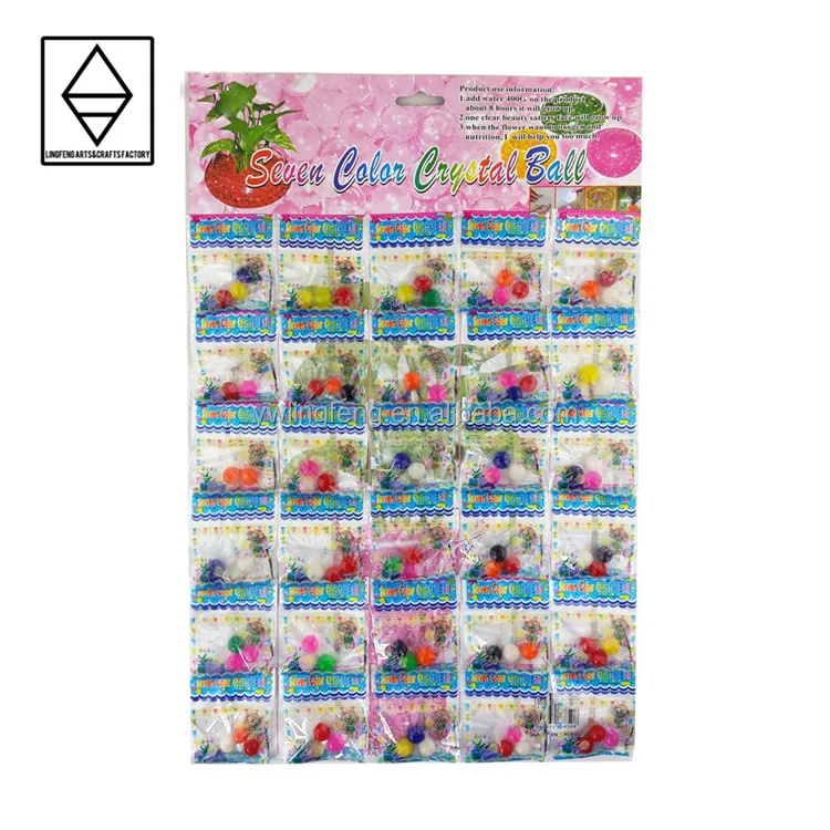 
LF-110-30 linkfun 10-12 mm mix hydrogel balls magic beads big round crystal soil 