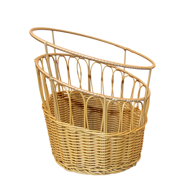 rattan yellow baskets