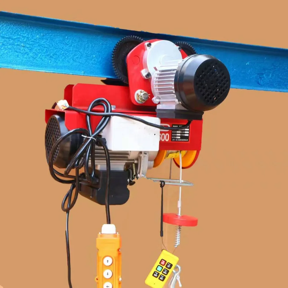 800kg pa type mini electric wire rope hoist lifting height 12 m