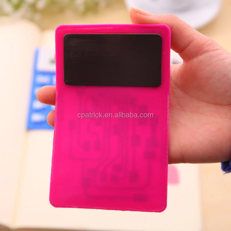 
Promotional Two Power Silicone Mini Pocket Scientific Calculators 