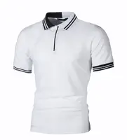 

Wholesale Striped T-shirt Men's High Quality Polo T-shirt