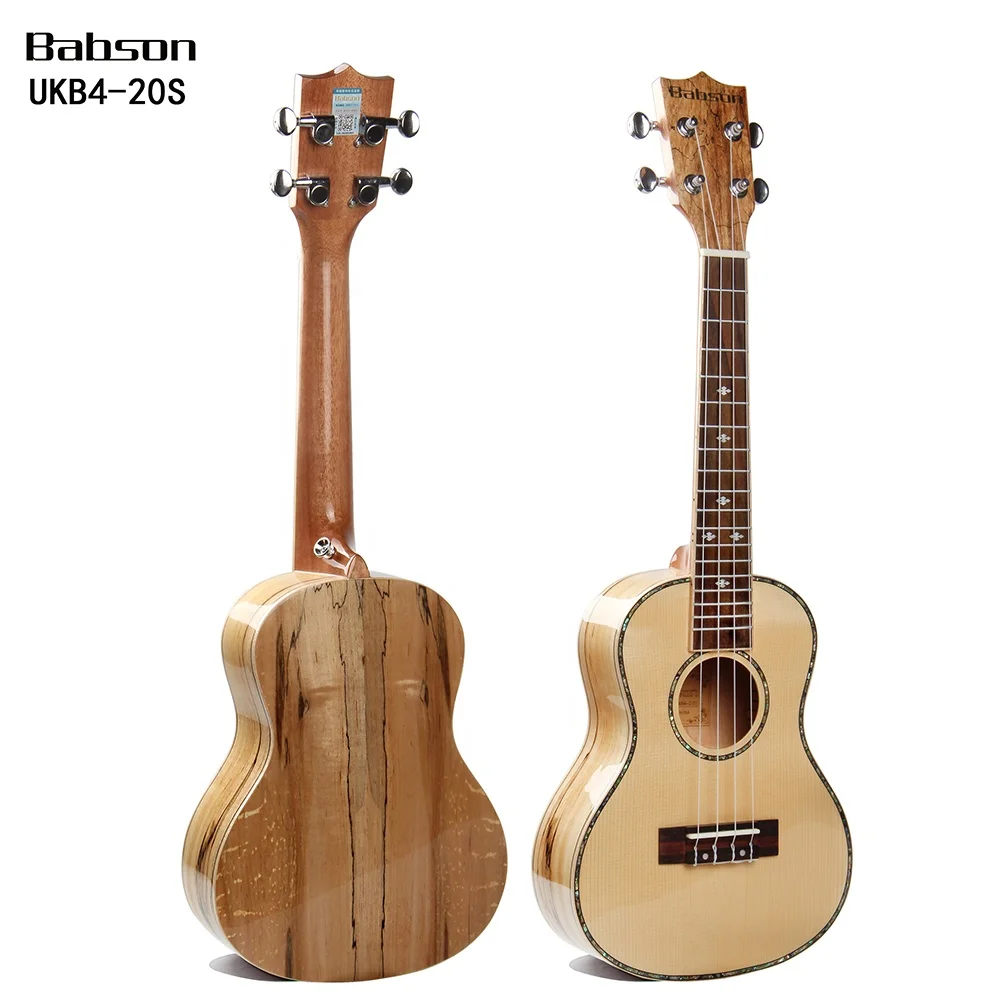 

Professional custom solid spalted maple ukulele  musical instruments small guitar