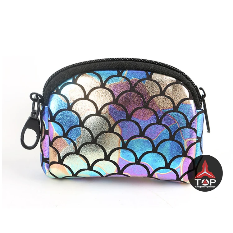 

Newest Mini Fashion Mermaid Fish Traveler Organizer Neoprene Cosmetic Bag Toiletry Pouch