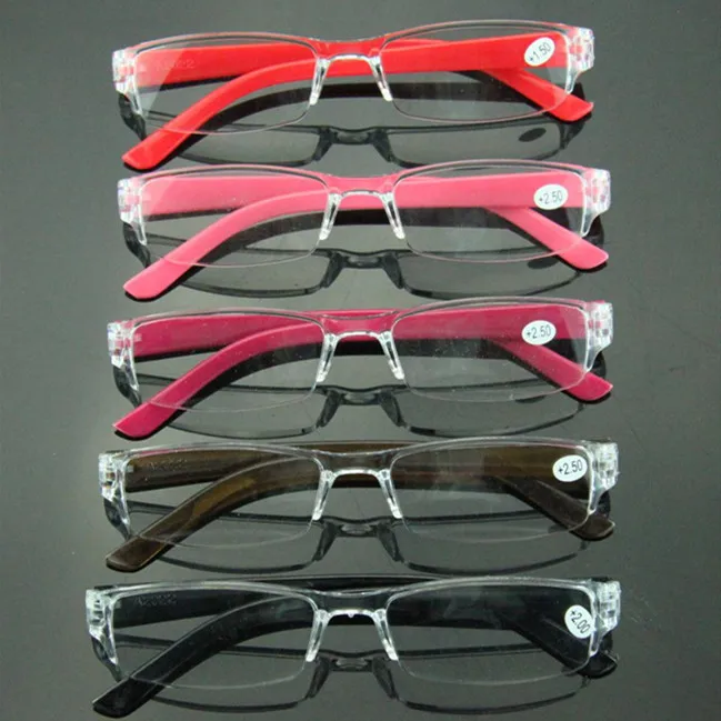 

Factory supply custom logo OEM different styles plastic women men reading glasses, Customizable