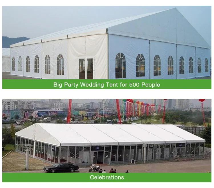 High Quality Aluminum Frame Large Event Wedding Tent For 200 People