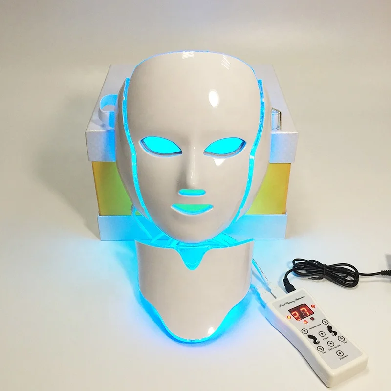 

7 colors led light therapy machine led face mask led skin rejuvenation for face and neck Yting new arrival