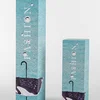 Blue fancy design umbrella paper packaging box