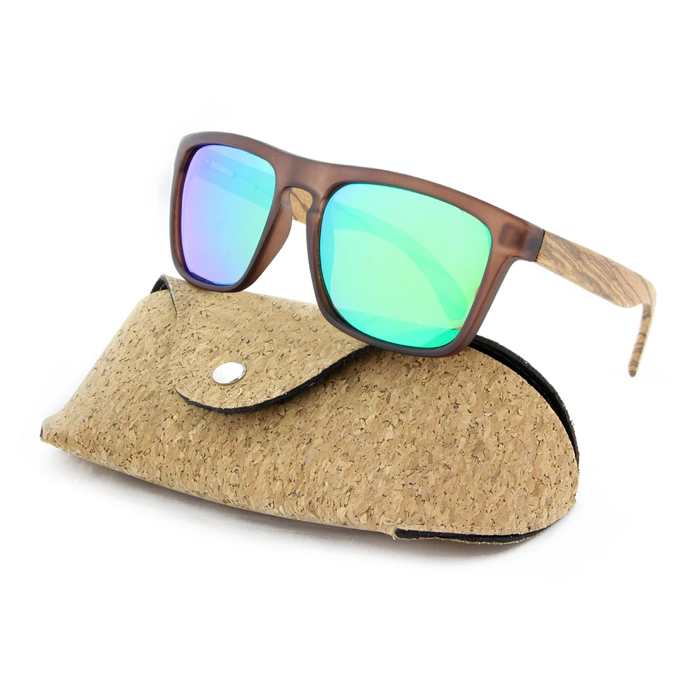 

Zebra Wood Temple Plastic Frame Custom Cheap But Good Sunglasses Small Order Wooden Sunglasses London