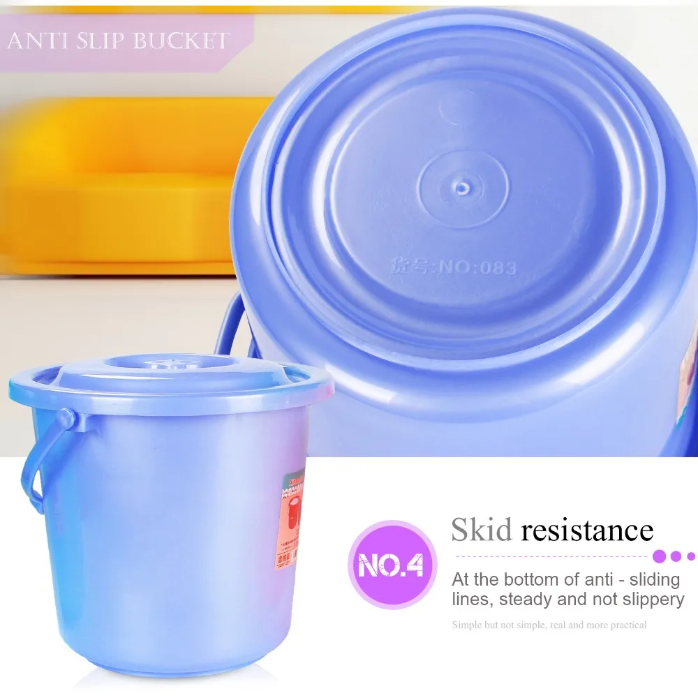 The Cheap Plastic Buckets With Lids With Handle Made In China Factory