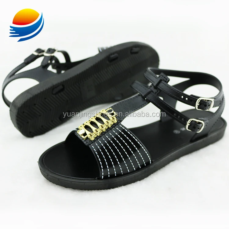 Girls Flat PVC Sandals 