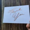 2019 Hot Stamp Gold Foil Cards Thank You Cards Greetings Cards