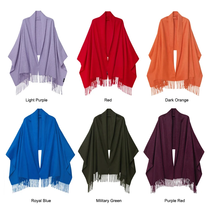 2019 winter new design men women fashion gradient Pashmina 100% pure cashmere shawl