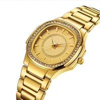 

Wholesale bling bling diamond watch Geneva Designer Ladies Luxury Brand Diamond Quartz Gold Wrist Watch
