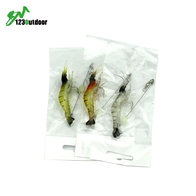 

Hot Sale Artificial Fishing Soft Plastic Swim Baits, Red;transparent;yellowish
