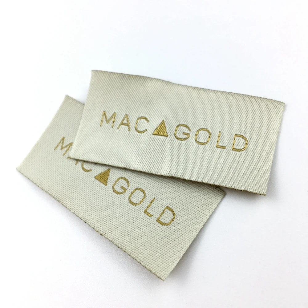 

custom sewing labels clothing tags and labels center fold woven label