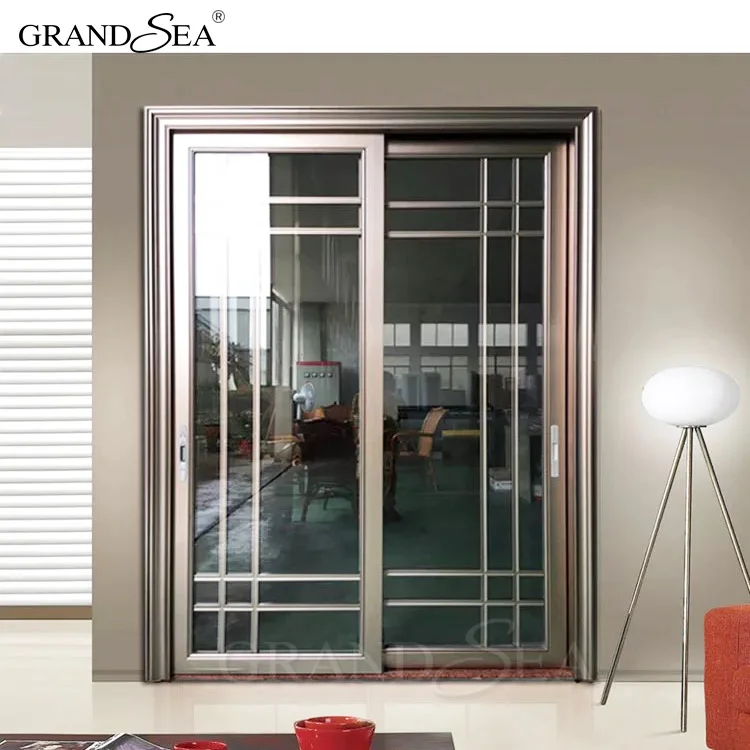Interior Modern Dressing Room Aluminium Profile Sliding Glass Door