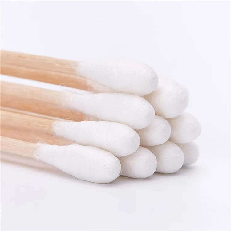 100pcs Good Quality Customized Best Wooden Stick Cotton Swabs - Buy