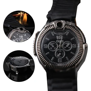 Image of China produces direct selling gas charging lighter, men's fashionable cigarette watch lighter wholesale 90