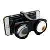 2017 Promotional Gift Custom Logo Portable Foldable VR Glasses VR Fold Google 3D Glasses Virtual Reality Movie Games Glasses