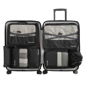 Image of 7 pcs set clothes travel storage bag Travel bag in bag packing cube set