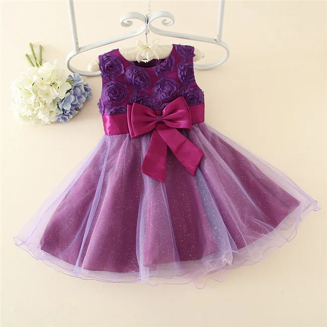 purple birthday dress for girl
