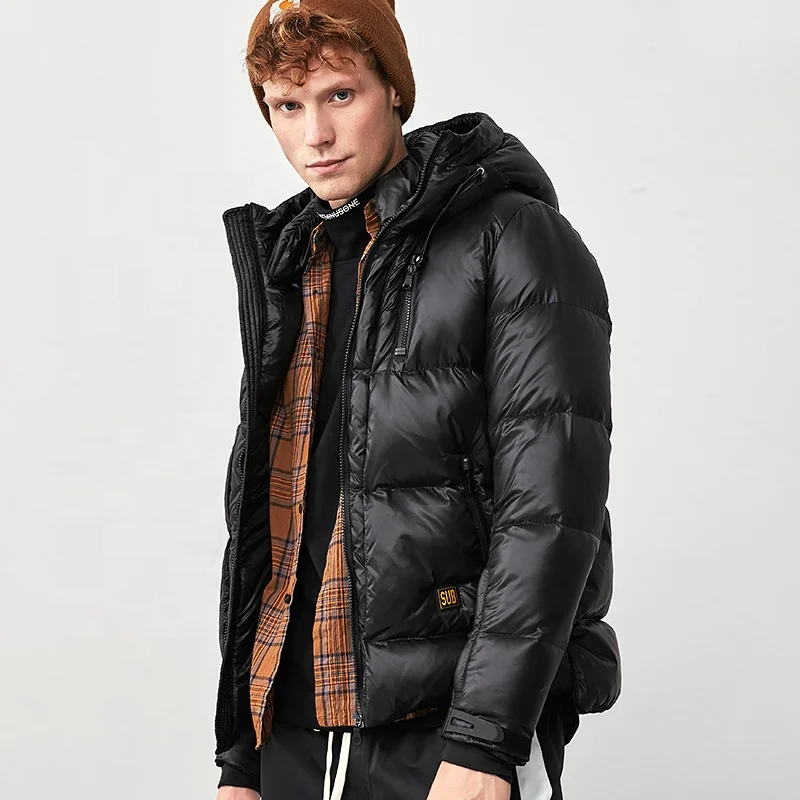 2020 Fashion Shiny Winter Coat Corduroy Men Camo Down Jackets - Buy ...