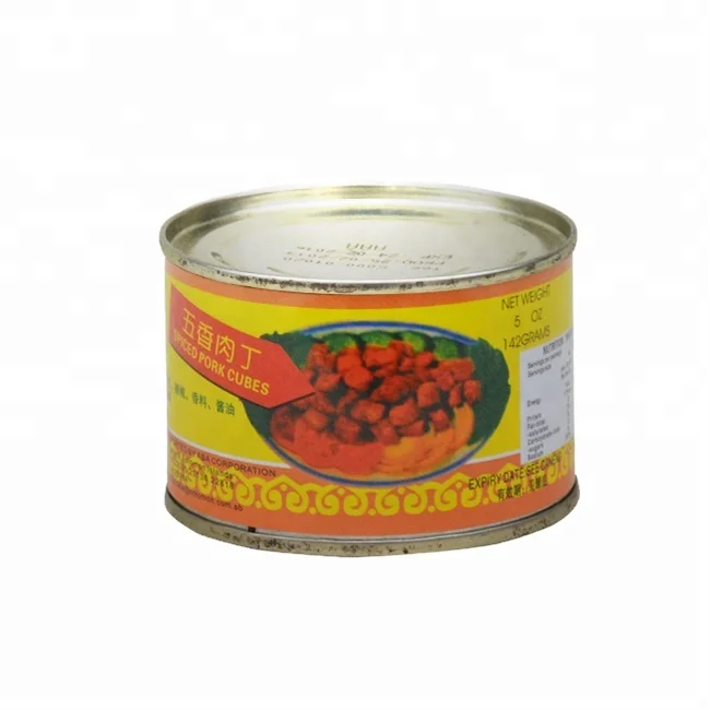 
Canned Spiced Pork Cubes Types Canned Food Products 