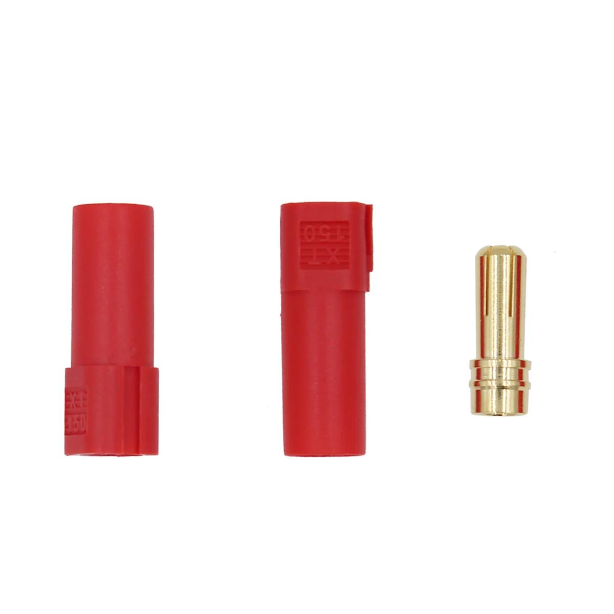 Conectores XT150 Amass – Pack De 4 Pares (Macho/Hembra) 6mm, 100A, Para Baterías ESC Y Carga, Cable 8-10AWG