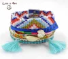 Trendy beads wrap bracelets magnetic handmade european tassels bangles best sale 2015