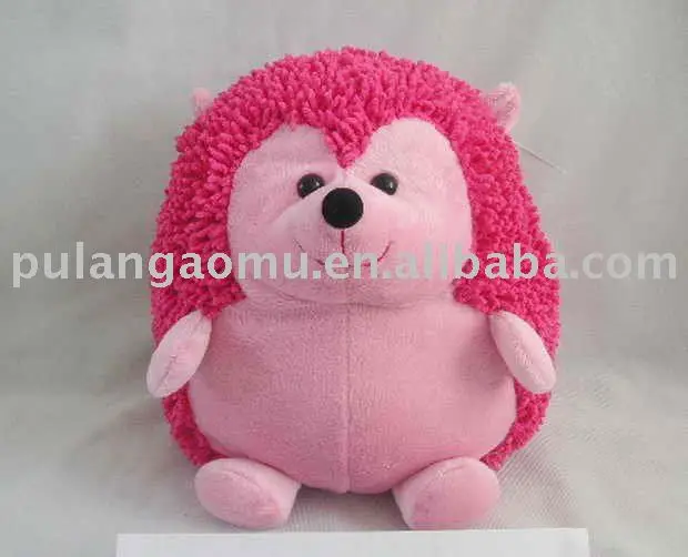 pink hedgehog toy