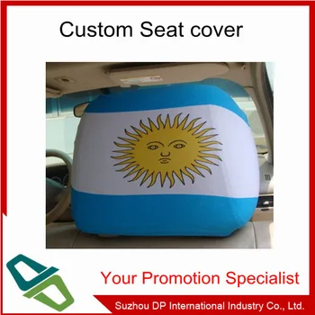 Hot Sell Car Cover,Car Seat Headrest Cover,Custom Logo Printed Flag