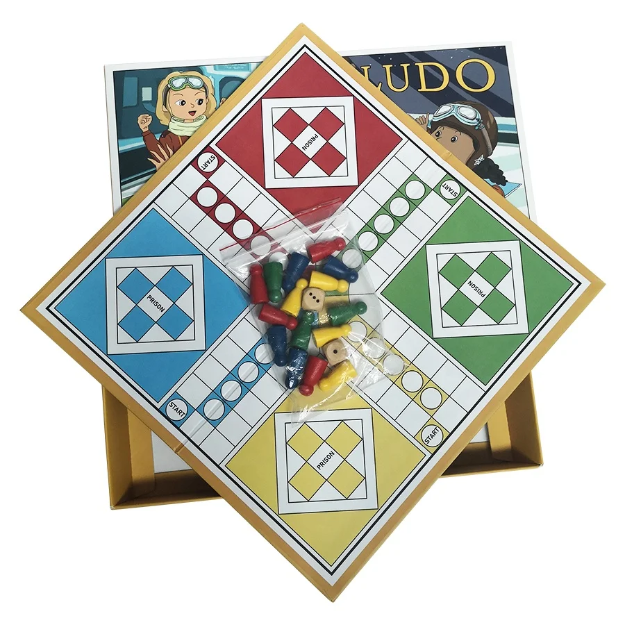 

Hot Wholesale Educational Animal Ludo Chess Board Game Ludo Game Paper Size