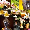 fiber optic wall buddha pattern wall canvas printing led canvas art