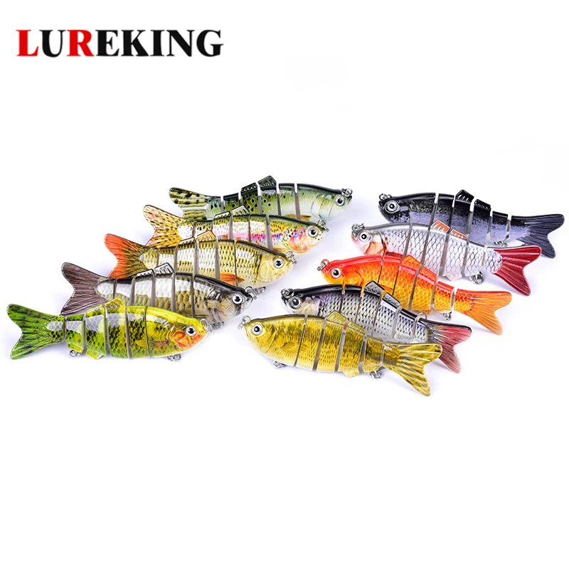 

New arrival Flexible Hard Plastic Lure, Foldable Multi Jointed Fishing Lure