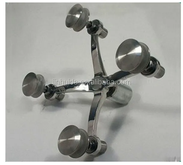 4 Consejos spider con accesorios de acero inoxidable de pared de