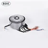 Electric customized audio toroidal transformer for audio amplifiers