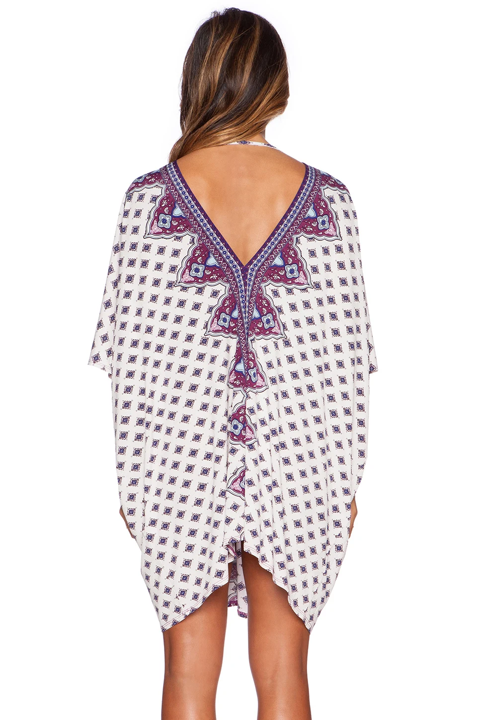 Wholesale Beach Cover Up Beach Wear Hawaii Moroccan Dress Kaftan For