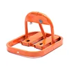 Orange manual parking barrier Lock