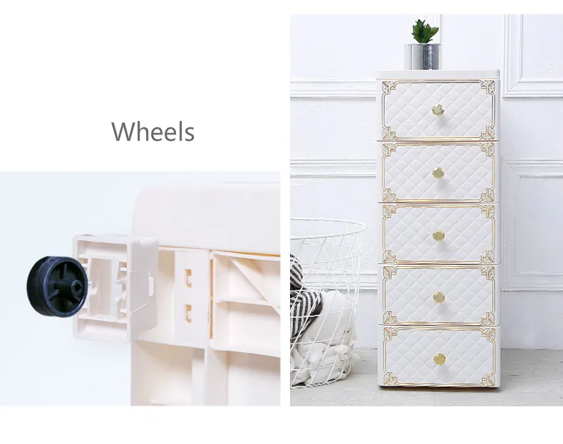 3 4 5 layer closet bedroom plastic wardrobe