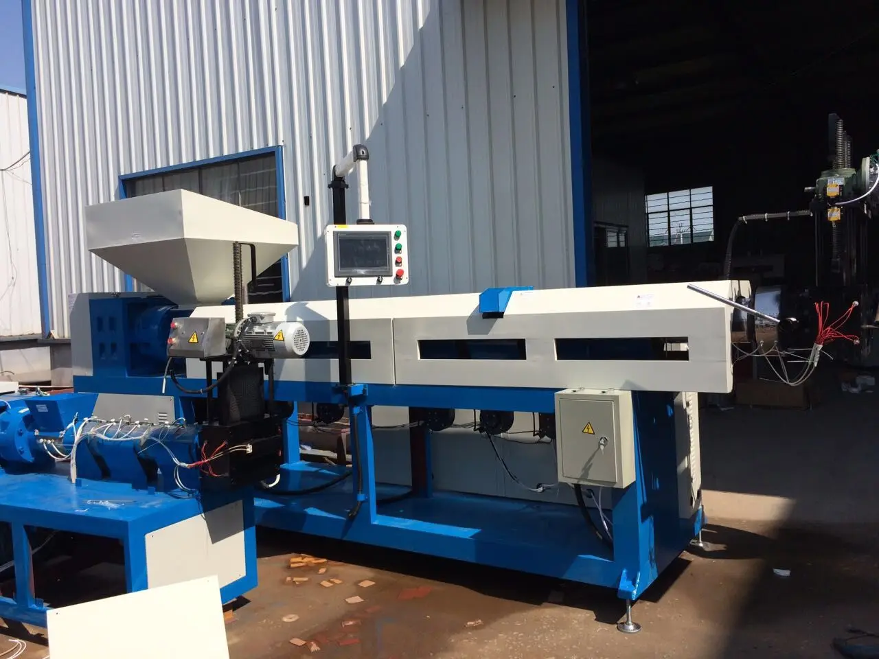 Pp Pe Pet Virgin Plastic Granules Machine/plastic Recycling Pelletizer