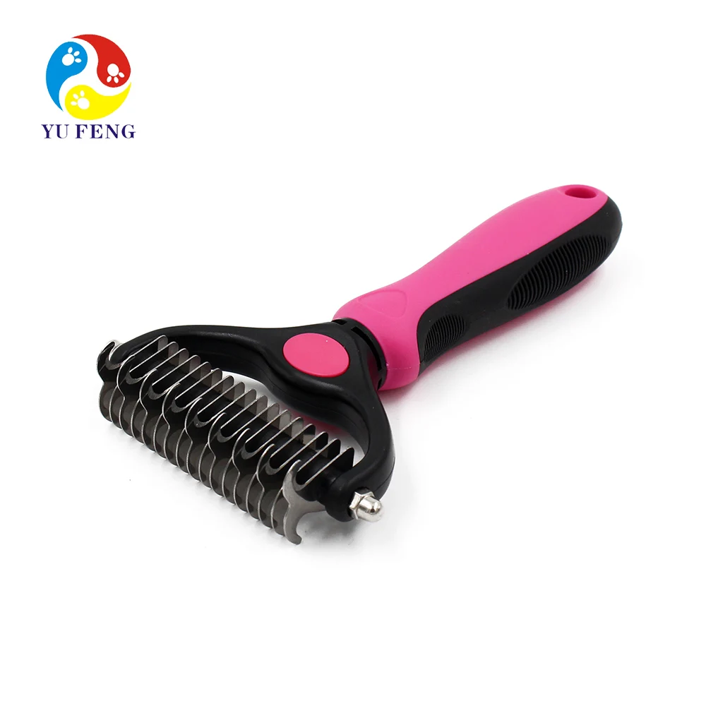 Pet Grooming Brush Self Cleaning Slicker Brushes Best Shedding