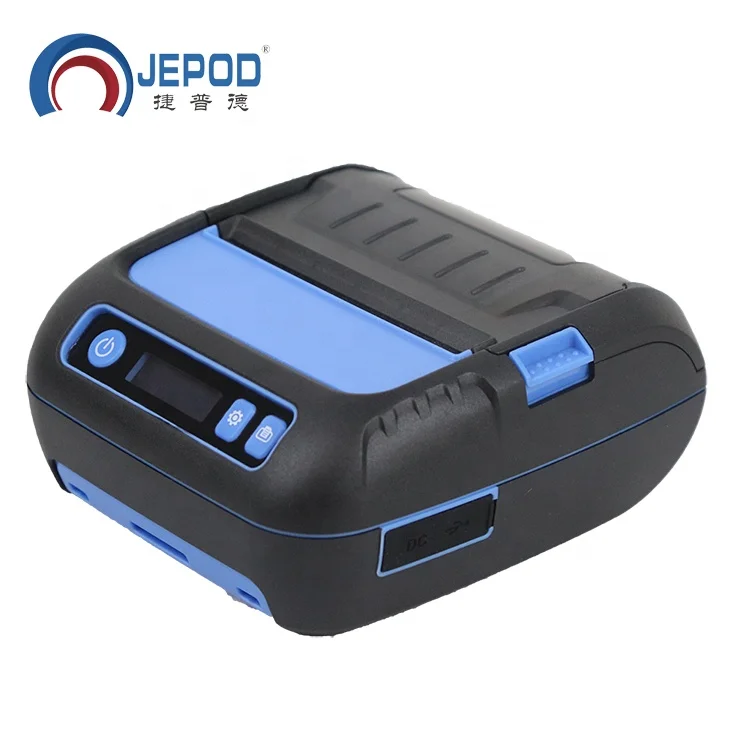 

JEPOD JP-8001LY Thermal Printer Label Receipt 80mm Portable Mini Mobile Printer Bluetooth Label Maker POS Android IOS