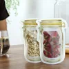Wholesale tea food packing bag packaging printed zip lock plastic bags