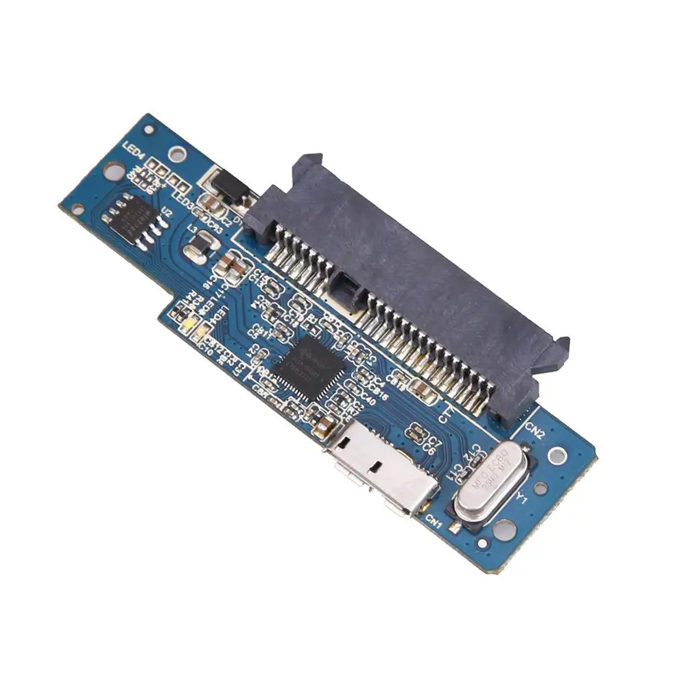 

Super Speed USB 3.0 To SATA 22 Pin 2.5 Inch Hard Disk Driver SSD Adapter Card with 32cm USB3.0 Data Cable